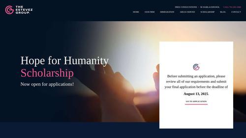Hope for Humanity Scholarship