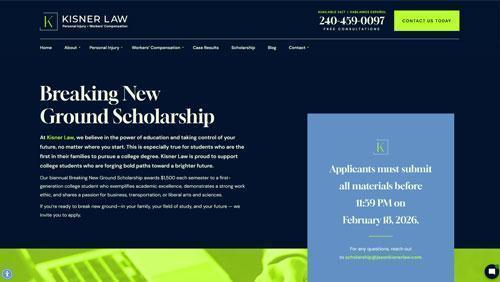 Breaking New Ground Scholarship