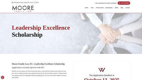 Leadership Excellence Scholarship