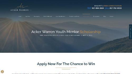 Youth Mentor Scholarship