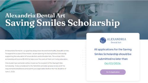 Saving Smiles Scholarship