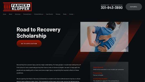 Road to Recovery Scholarship