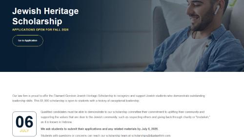 Jewish Heritage Scholarship