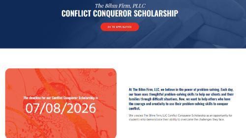 Conflict Conqueror Scholarship