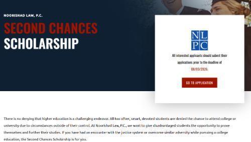 Second Chances Scholarship