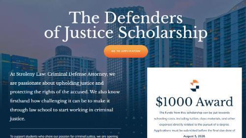 Defenders of Justice Scholarship