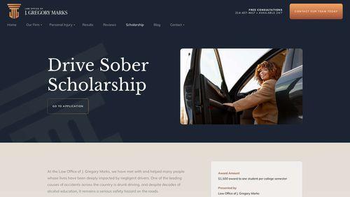 Drive Sober Scholarship